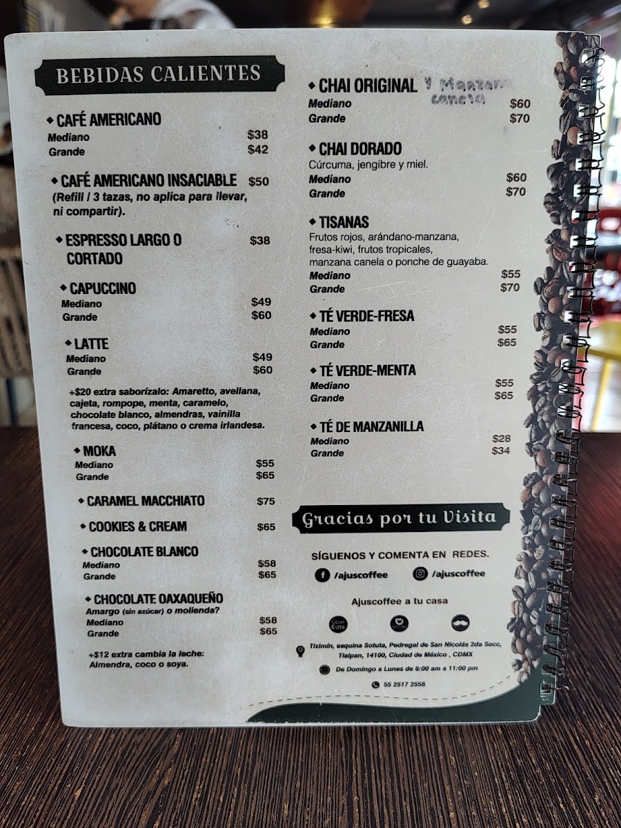 AJUSCOFFEE Menu - Image 4